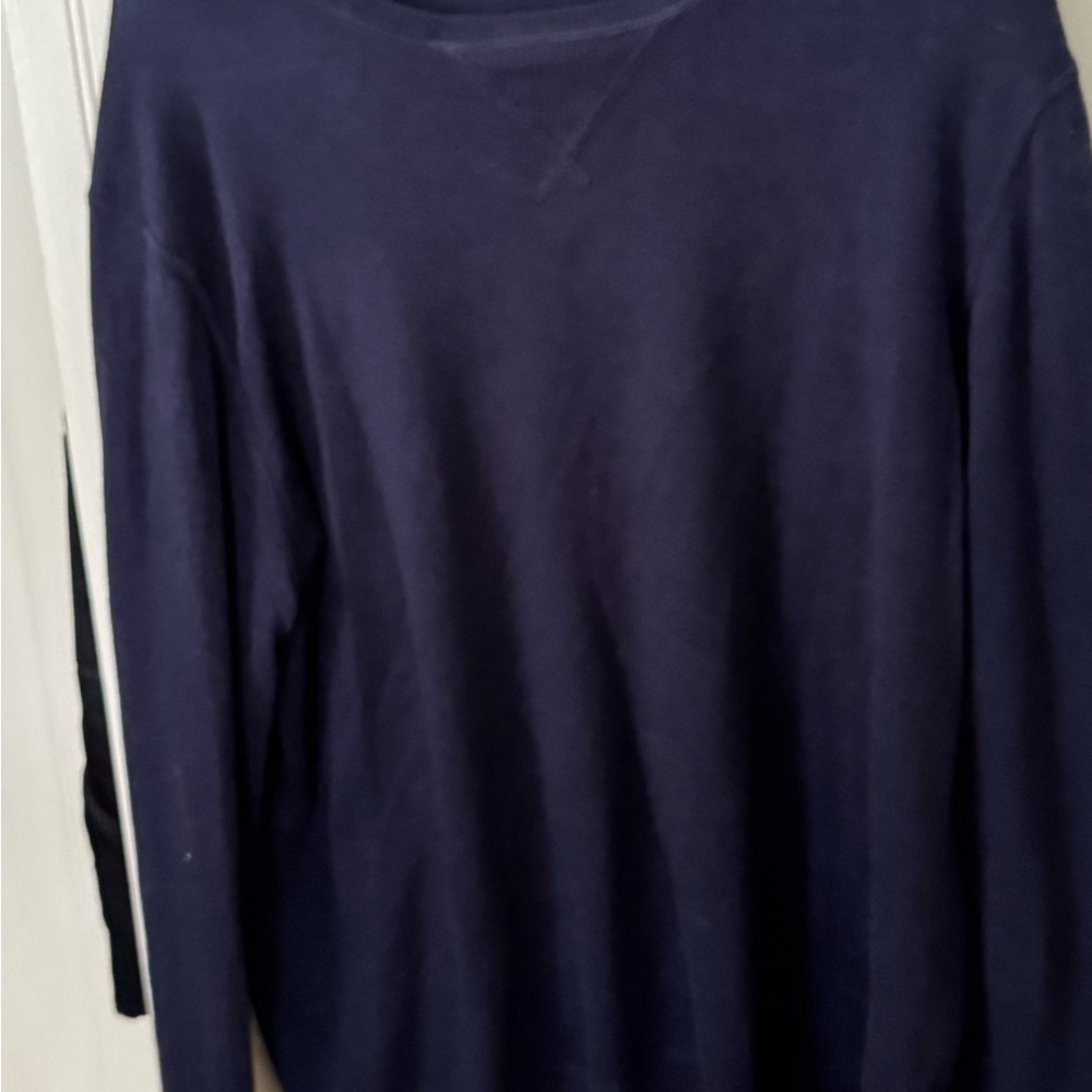 Navy Blue Crewneck Sweatshirt